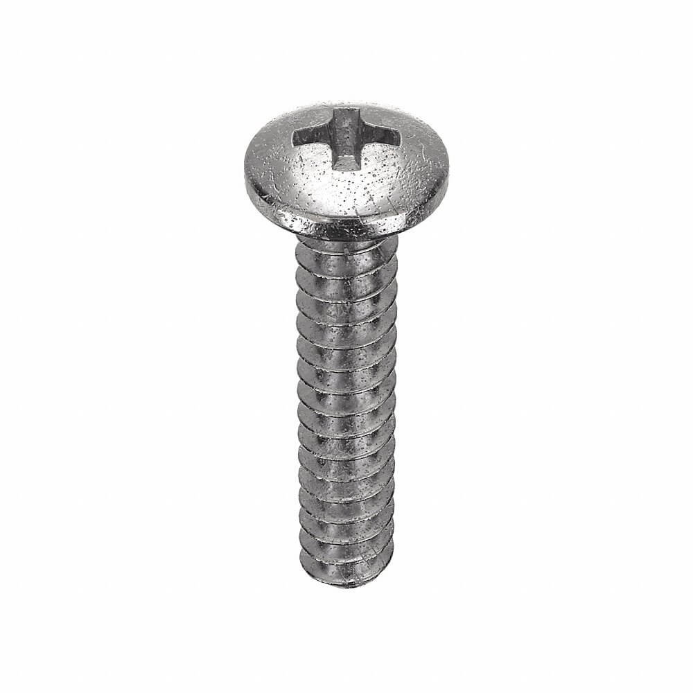 APPROVED VENDOR U51122.008.0043 Machine Screw Pan 2-56 X 7/16 L, 100PK | AB4MTY 1ZB26