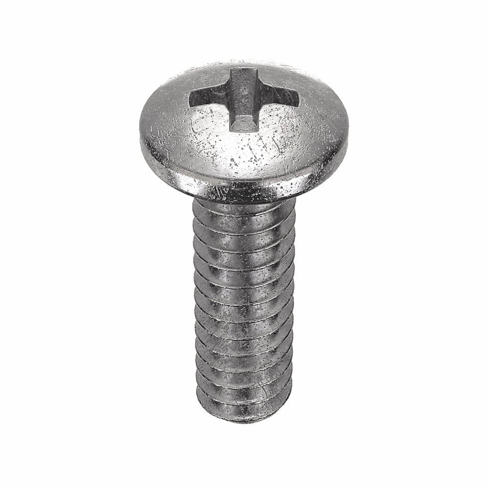 APPROVED VENDOR U51122.011.0037 Machine Screw Pan 4-40 X 3/8 L, 100PK | AB4MUK 1ZB37