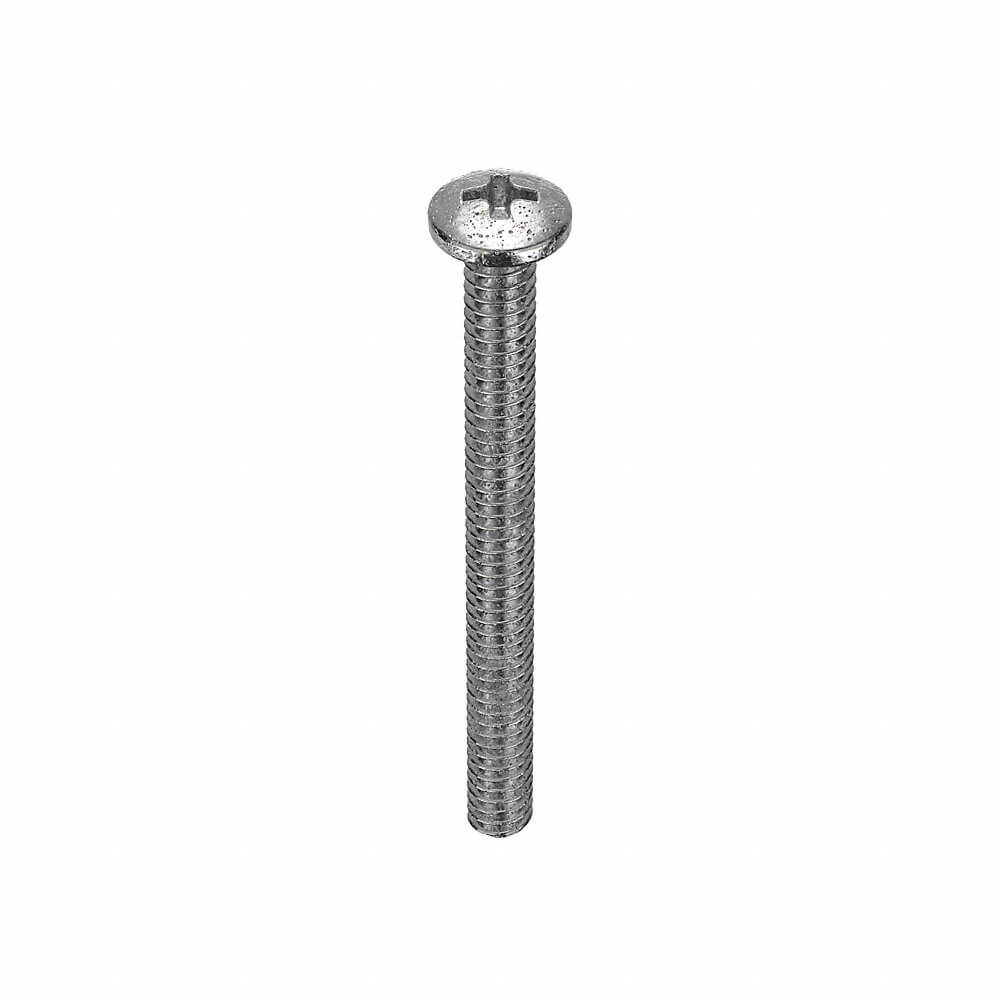APPROVED VENDOR U51122.011.0125 Machine Screw Pan 4-40 X 1 1/4 L, 100PK | AB4MUW 1ZB47