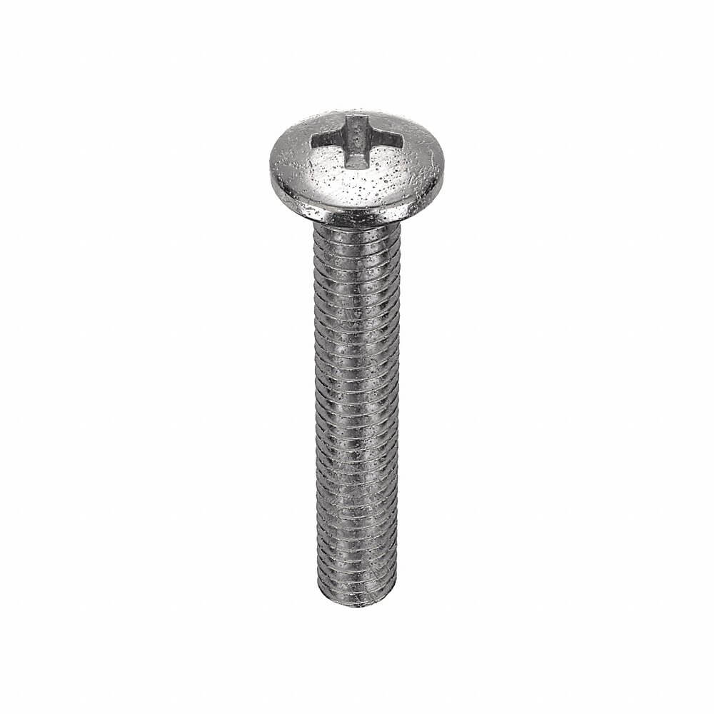 APPROVED VENDOR U51122.013.0087 Machine Screw Pan 6-32 X 7/8 L, 100PK | AB4MVK 1ZB60