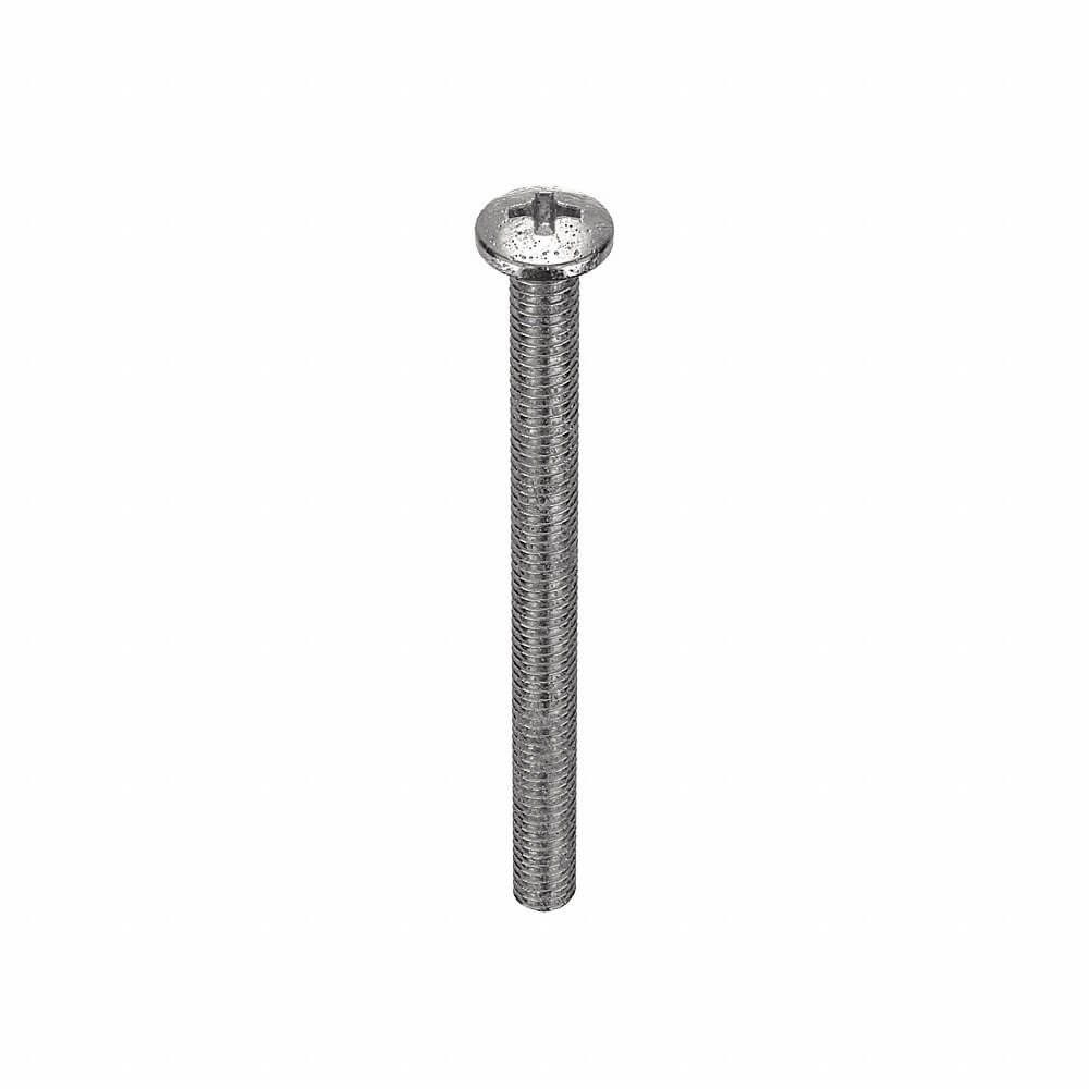 APPROVED VENDOR U51122.013.0175 Machine Screw Pan 6-32 X 1 3/4 L, 100PK | AB4MVR 1ZB66
