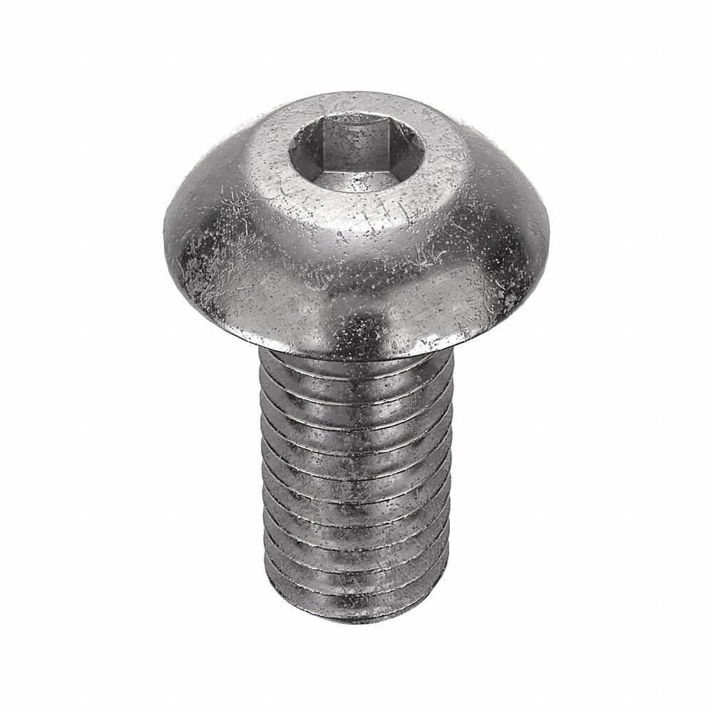 APPROVED VENDOR U51130.019.0043 Socket Cap Screw Button Stainless Steel 10-32 X 7/16, 100PK | AC3TZR 2WB93