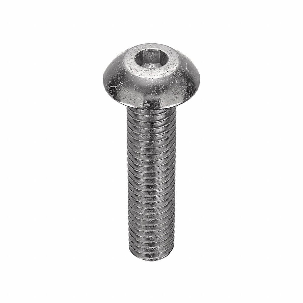 APPROVED VENDOR U51130.019.0087 Socket Cap Screw Button Stainless Steel 10-32 X 7/8, 100PK | AC3TZW 2WB97