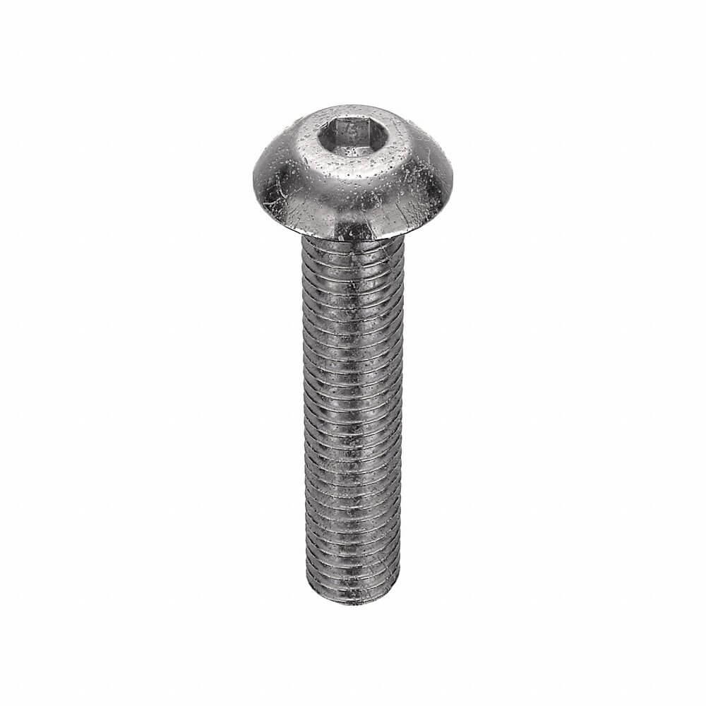 APPROVED VENDOR U51130.019.0100 Socket Cap Screw Button Stainless Steel 10-32 X 1, 100PK | AC3TZX 2WB98