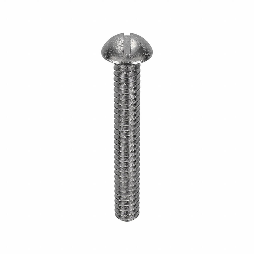 APPROVED VENDOR U51213.013.0100 Machine Screw Round 6-32 X 1 L, 100PK | AB9BRW 2AY71