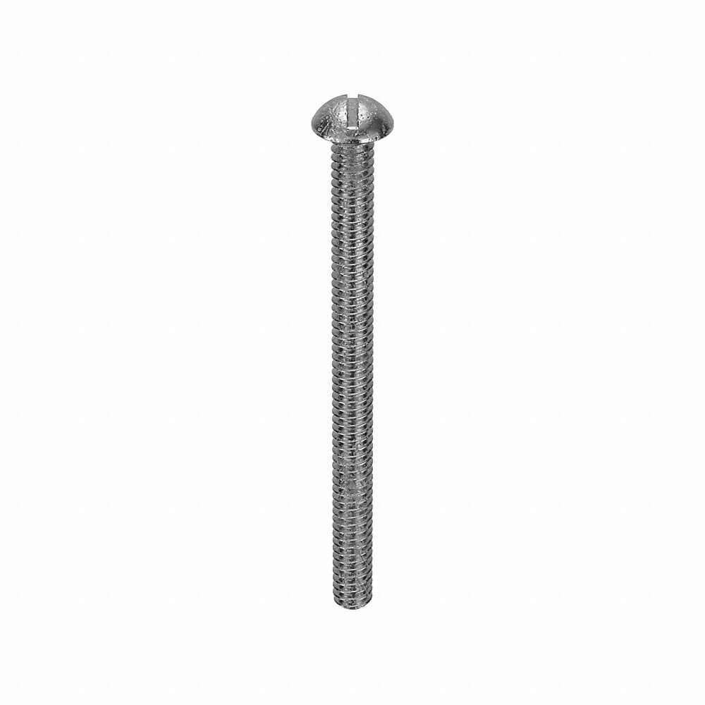APPROVED VENDOR U51213.019.0250 Machine Screw Round 10-24 X 2 1/2 L, 50PK | AB9BZN 2BA19