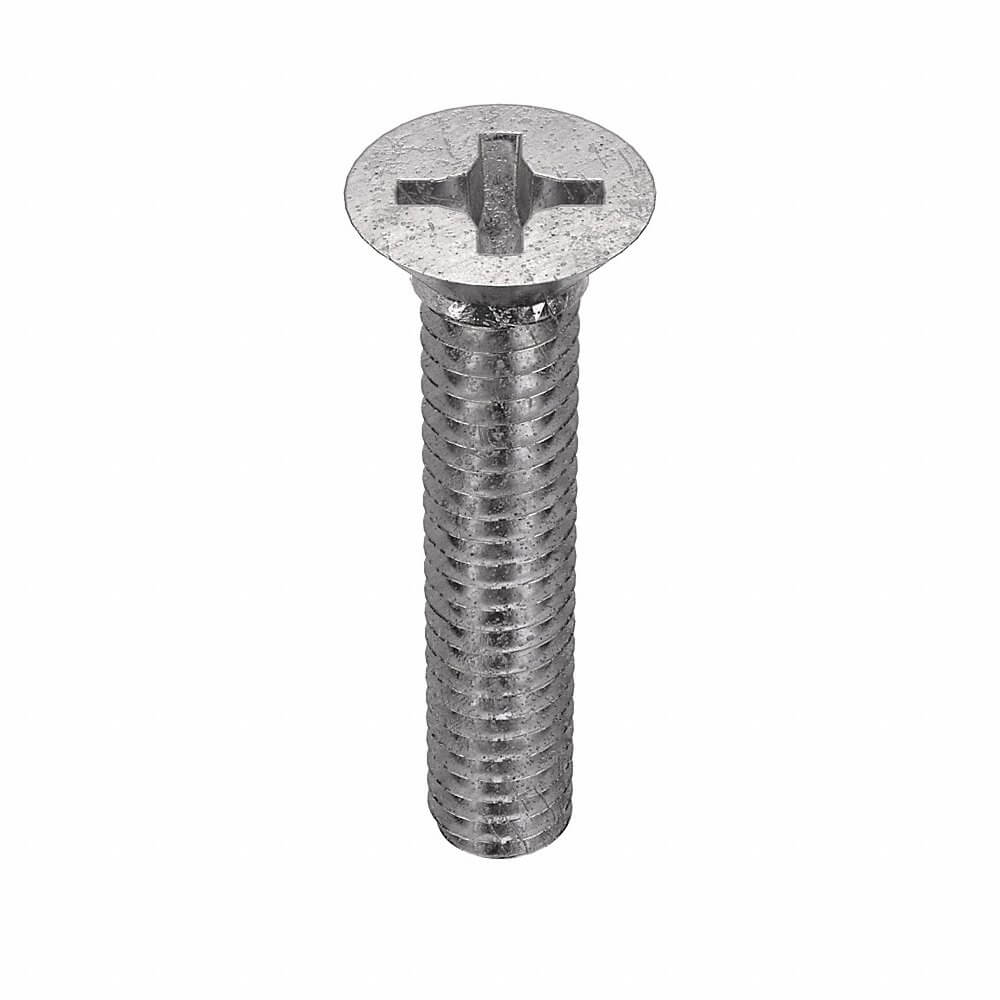 APPROVED VENDOR U51300.016.0087 Machine Screw Flat Stainless Steel 8-32 X 7/8 L, 100PK | AB8WYG 2AB37