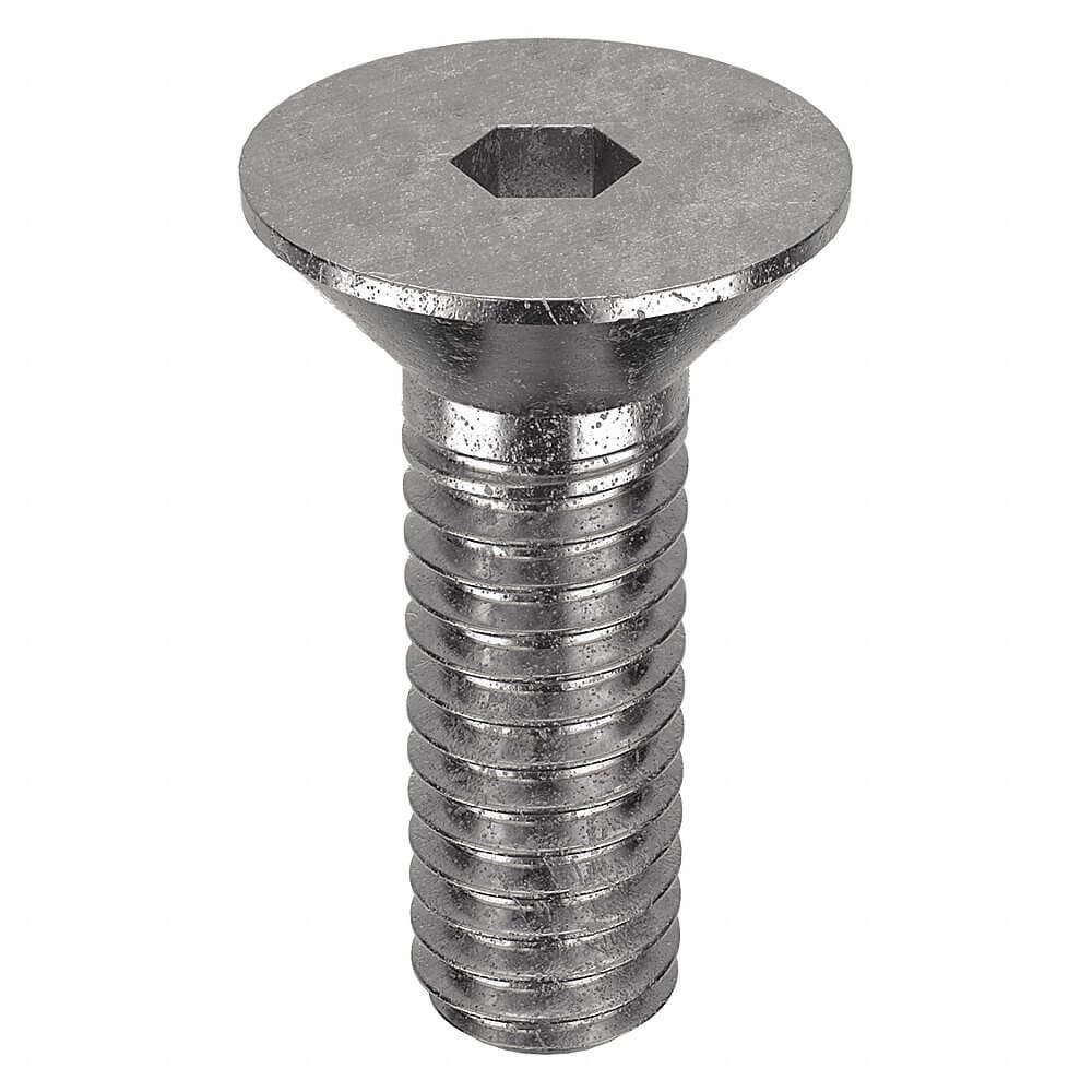 APPROVED VENDOR U51566.013.0037 Socket Cap Screw Flat Stainless Steel 6-40 X 3/8, 100PK | AB8NKZ 26LE43