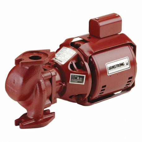 Pompe de circulation hydronique, 3 pièces, à bride, 1/6 HP, 13 pi max. Tête