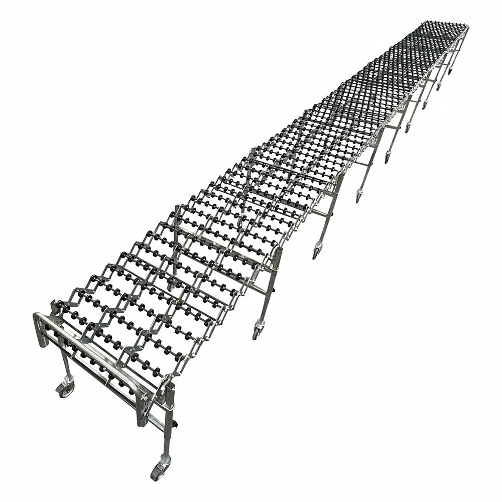 Skate Wheel Conveyor, 300 lb/ft, Heavy Duty, Steel