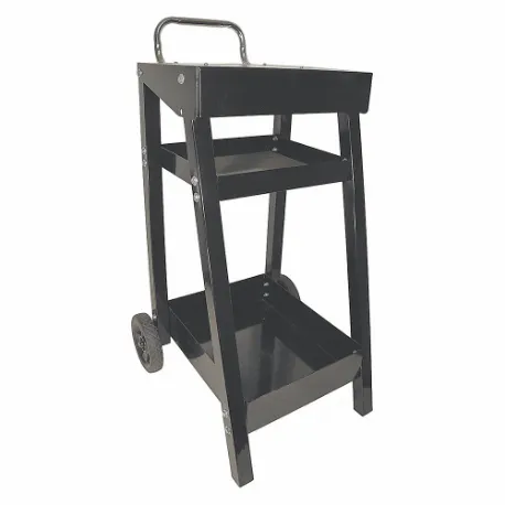 Raised Handle Deep Shelf Utility Cart