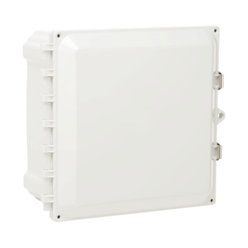 ATTABOX AH10106SS Enclosure, 10 x 10 x 6 Inch Size, Wall Mount, Polycarbonate Light Gray | CV7JTN