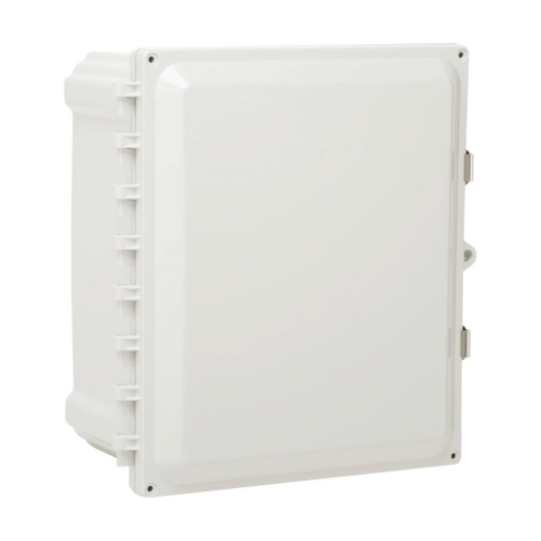 ATTABOX AH12106SS Enclosure, 12 x 10 x 6 Inch Size, Wall Mount, Polycarbonate Light Gray | CV7JUB