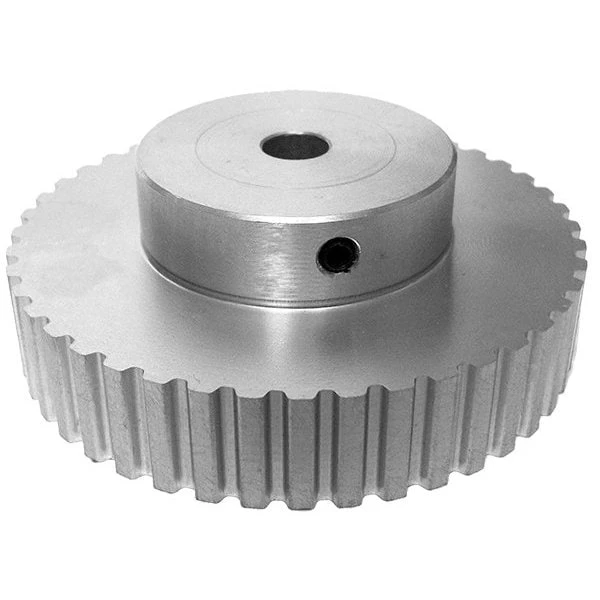 B & B MANUFACTURING 44XL037-6A4 Timing Pulley, Aluminum, Clear Anodized | CY7HAP