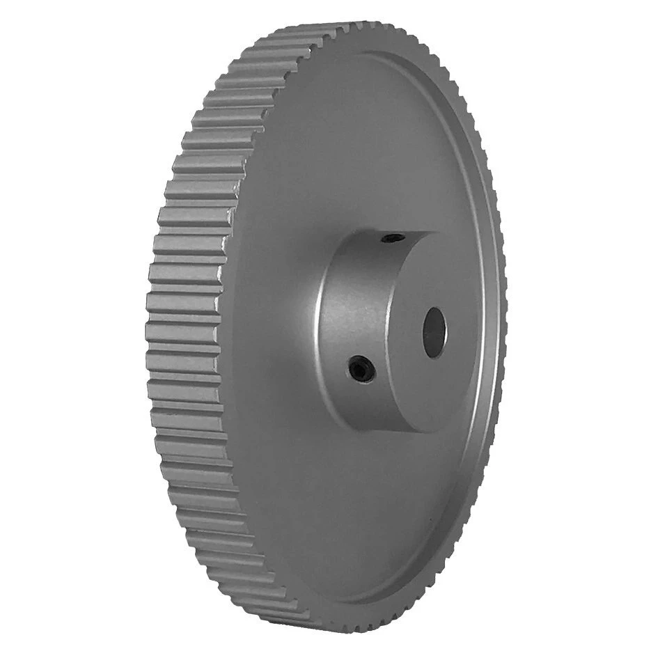 B & B MANUFACTURING 72XL037-6WA5 Timing Pulley, Aluminum, Clear Anodized | CY7JHG