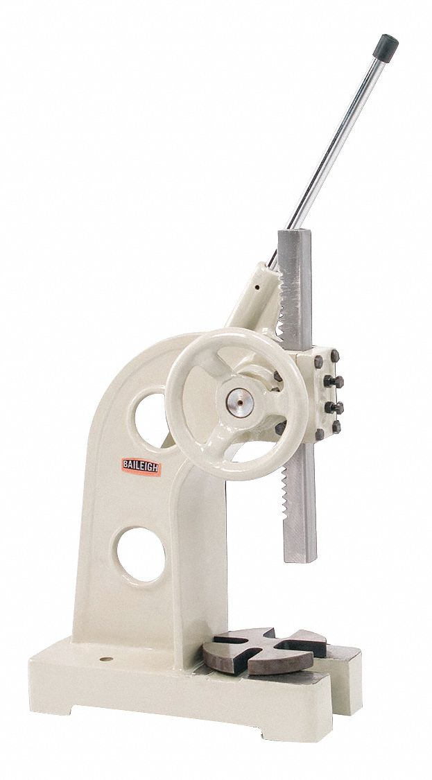 BAILEIGH INDUSTRIAL AP-3R Arbor Press, 3 ton Force Inch Tons, 10 Inch Swing, 38141, 7/8 to 2-1/8 | CN9ANP 31XT79