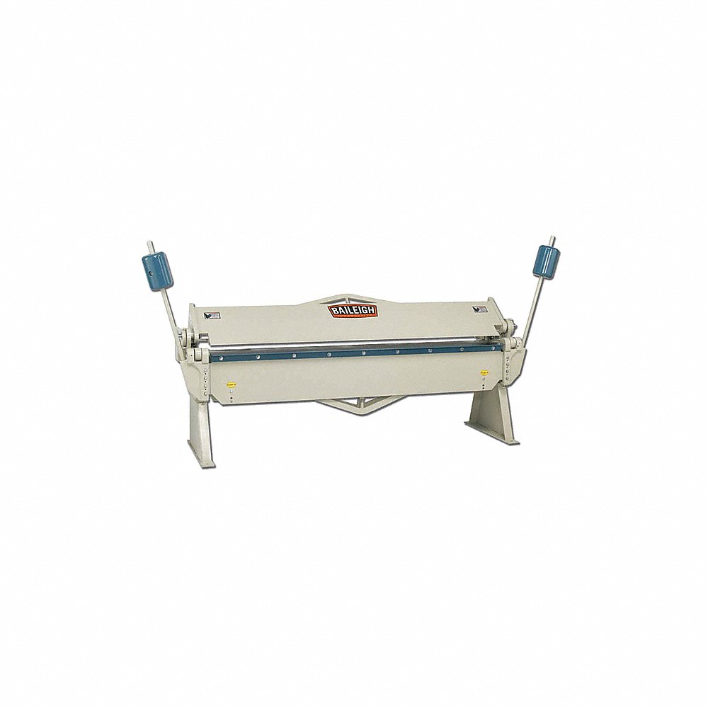 BAILEIGH INDUSTRIAL HB-9612 Sheet Metal Brake, Hand Lever, 12 Ga Capacity, 96 Inch Max. Bending Width | CN9AZJ 31XU98