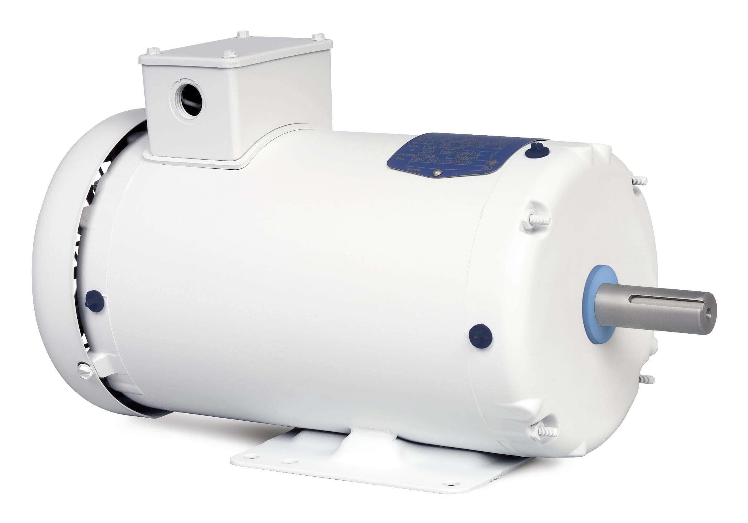 Washdown Feather Picker Motor, 230/460V, 1800 RPM, 3 hp, 3 Phase, TEFC, 145T Frame