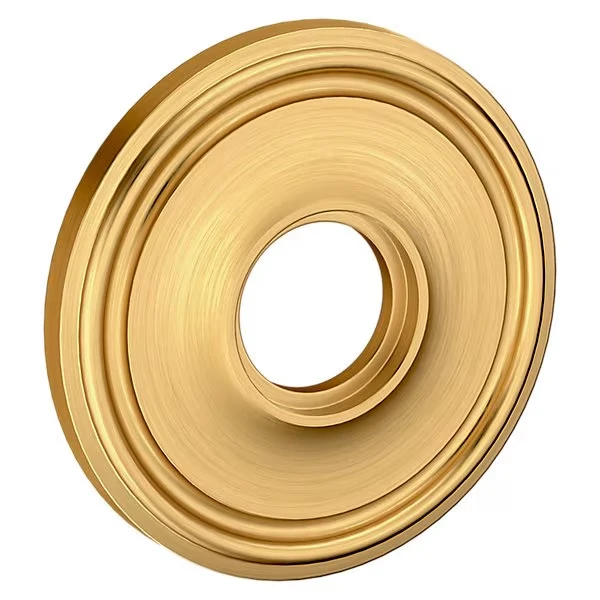 Passage Pair Rosettes Lifetime Satin Brass