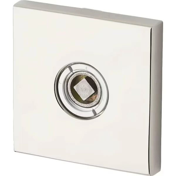 BALDWIN ESTATE R017.055.IDM Single Dummy Rosettes Lifetime Bright Nickel | CY7VPB