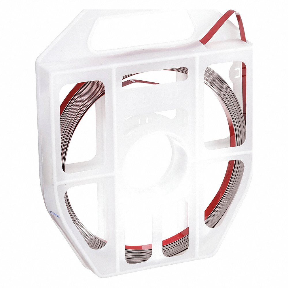 Stainless Steel Band, 0.025 inch Thickness, 50 ft Length, Ribbon