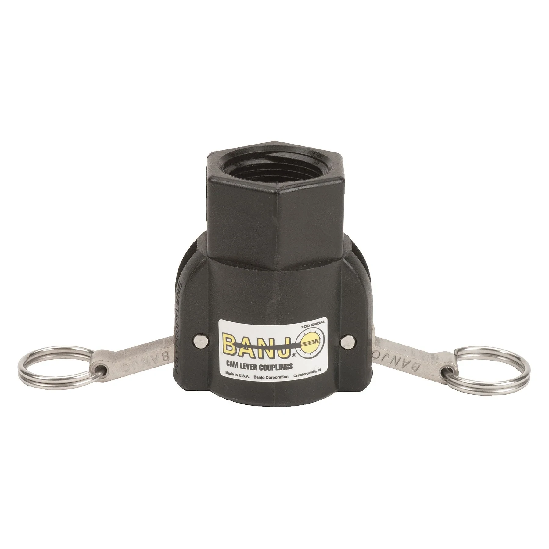 BANJO FITTINGS 100D Coupler, 1 Inch 125 Psi, Fnpt | AA9KMV 1DPK2