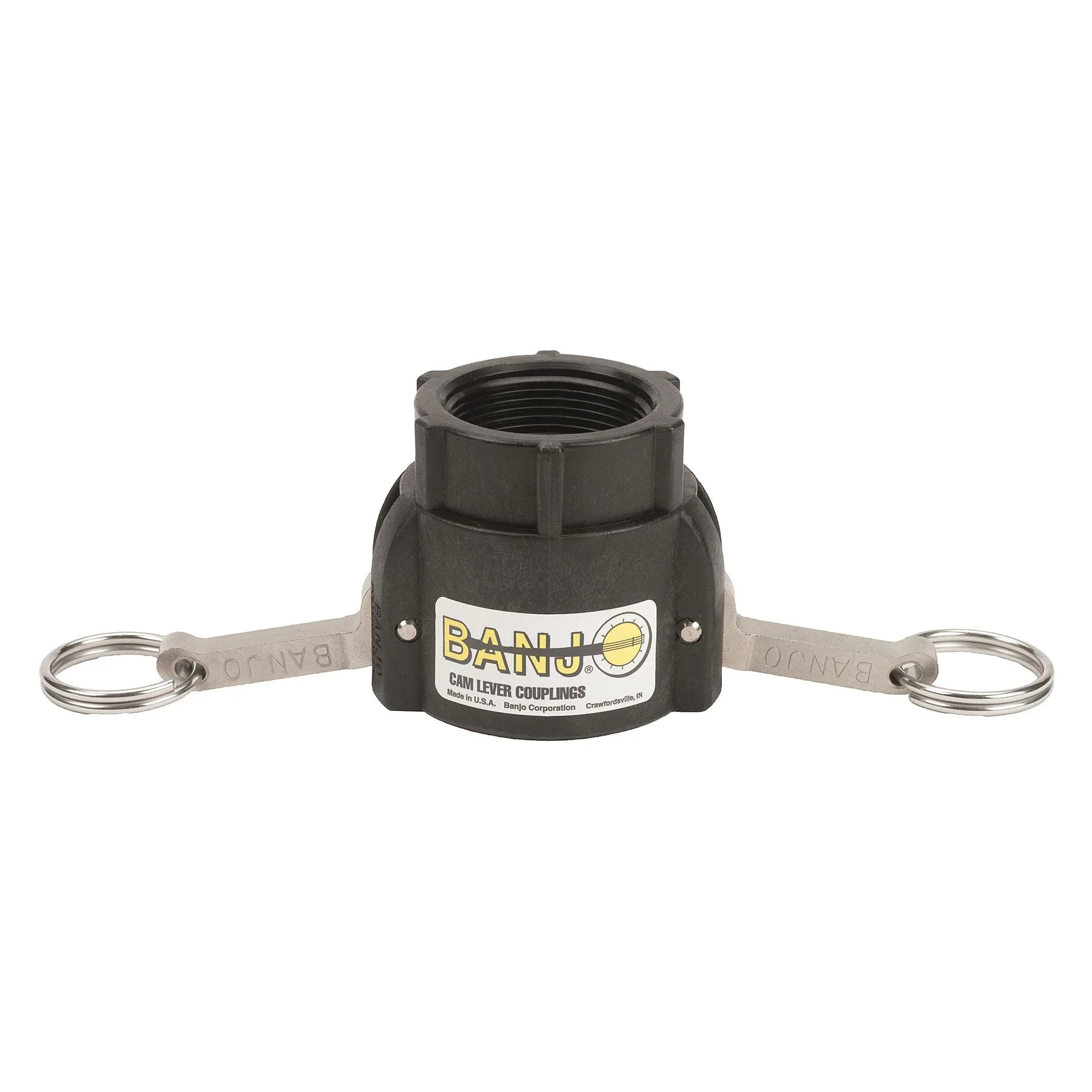 BANJO FITTINGS 150D Coupler 1-1/2 Inch 125 Psi Polypropylene | AA9KNK 1DPL7