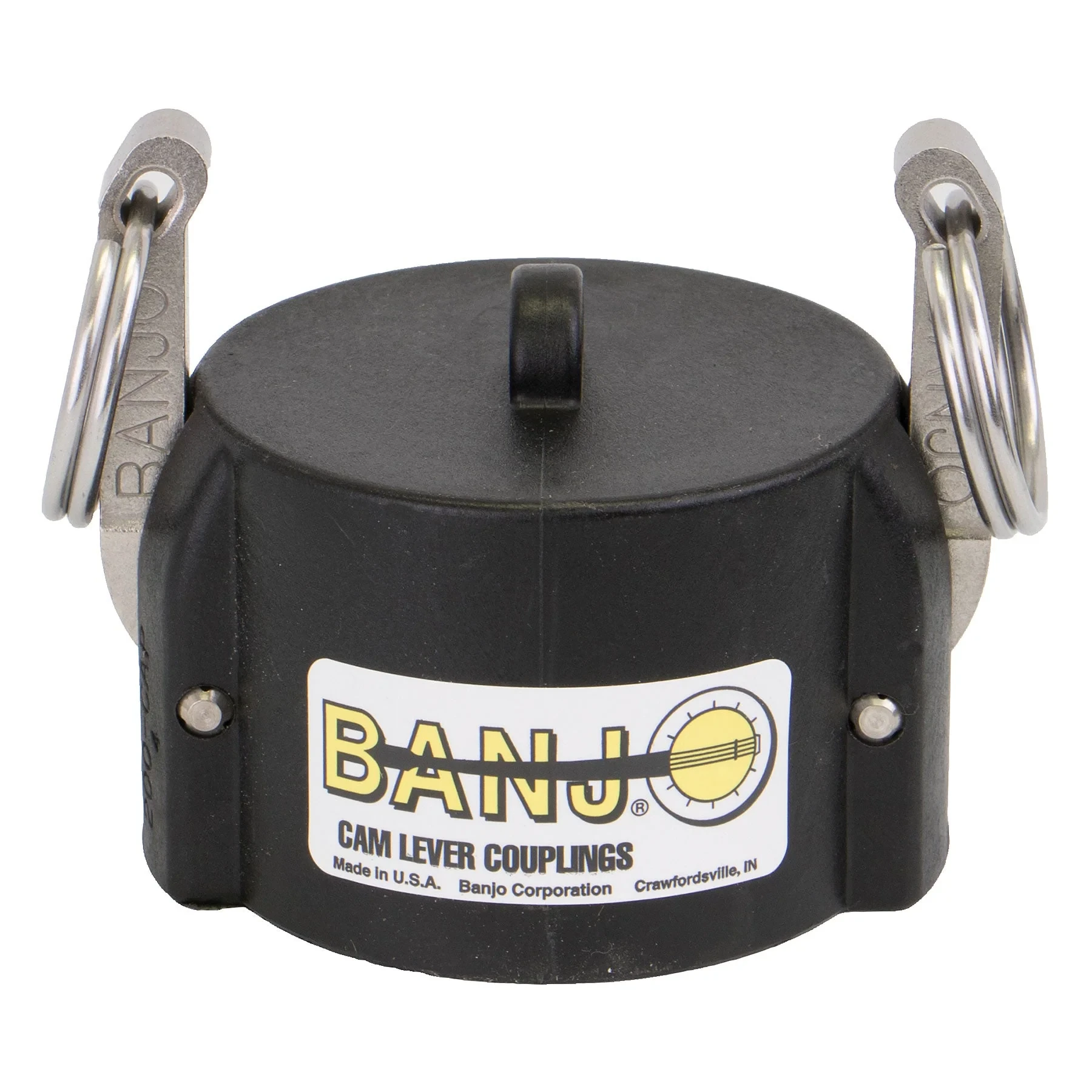 BANJO FITTINGS 200CAP Cam And Groove Dust Cap, 2 Inch, Polypropylene | AA9KNV 1DPN7