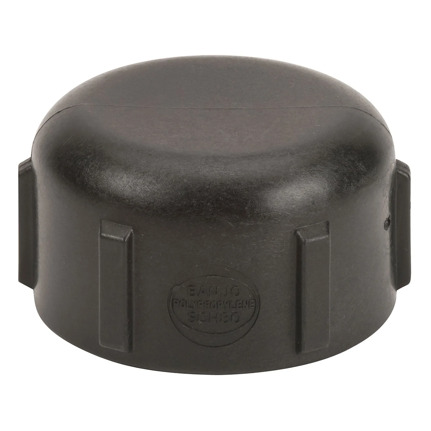 BANJO FITTINGS CAP200 Pipe Cap 2 Inch Fpt Polypropylene 150 Psi Black | AB2KDG 1MJW7