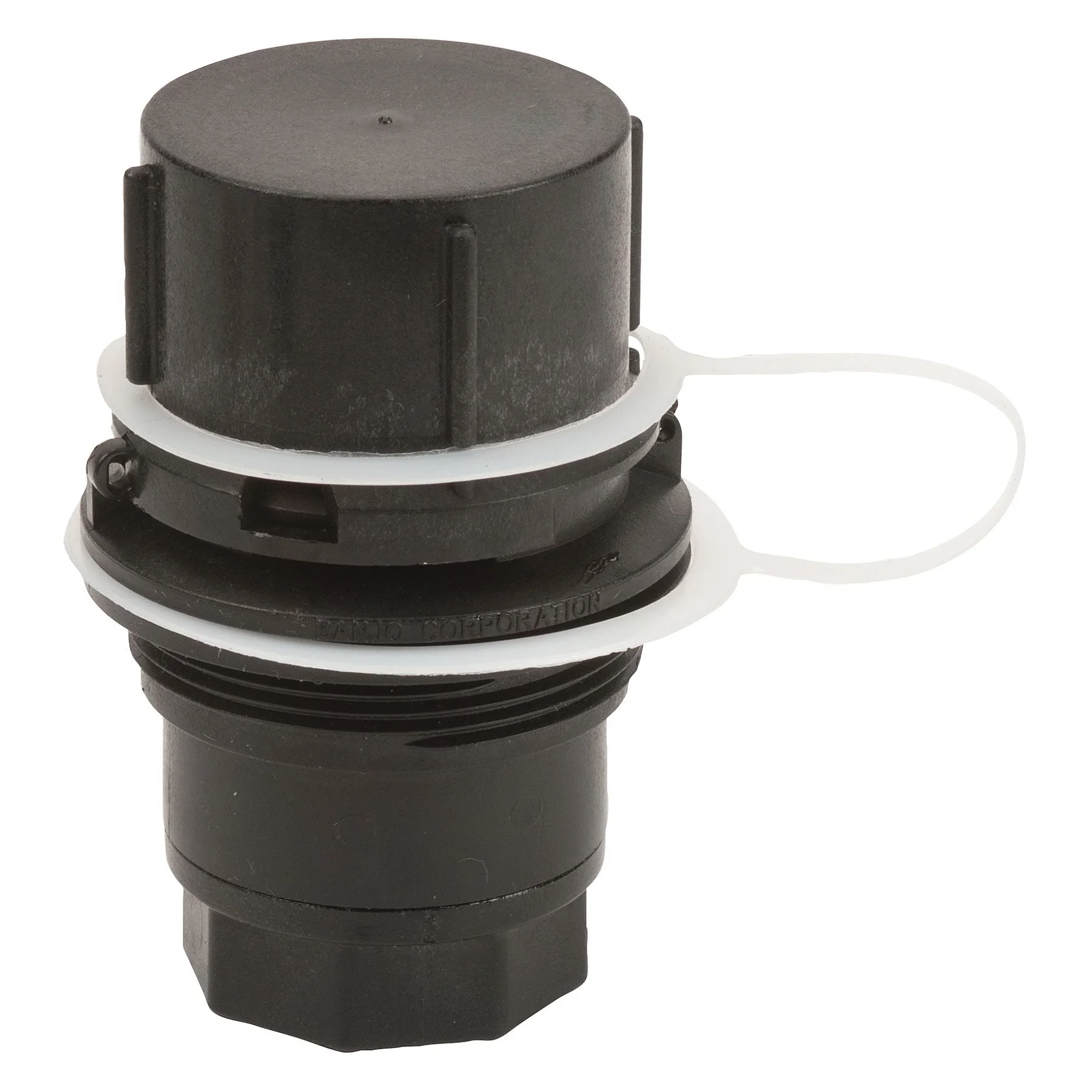 BANJO FITTINGS DPCMT100 Poppet Adapter, Male Threaded, 2 Inch Size | BW9QBY