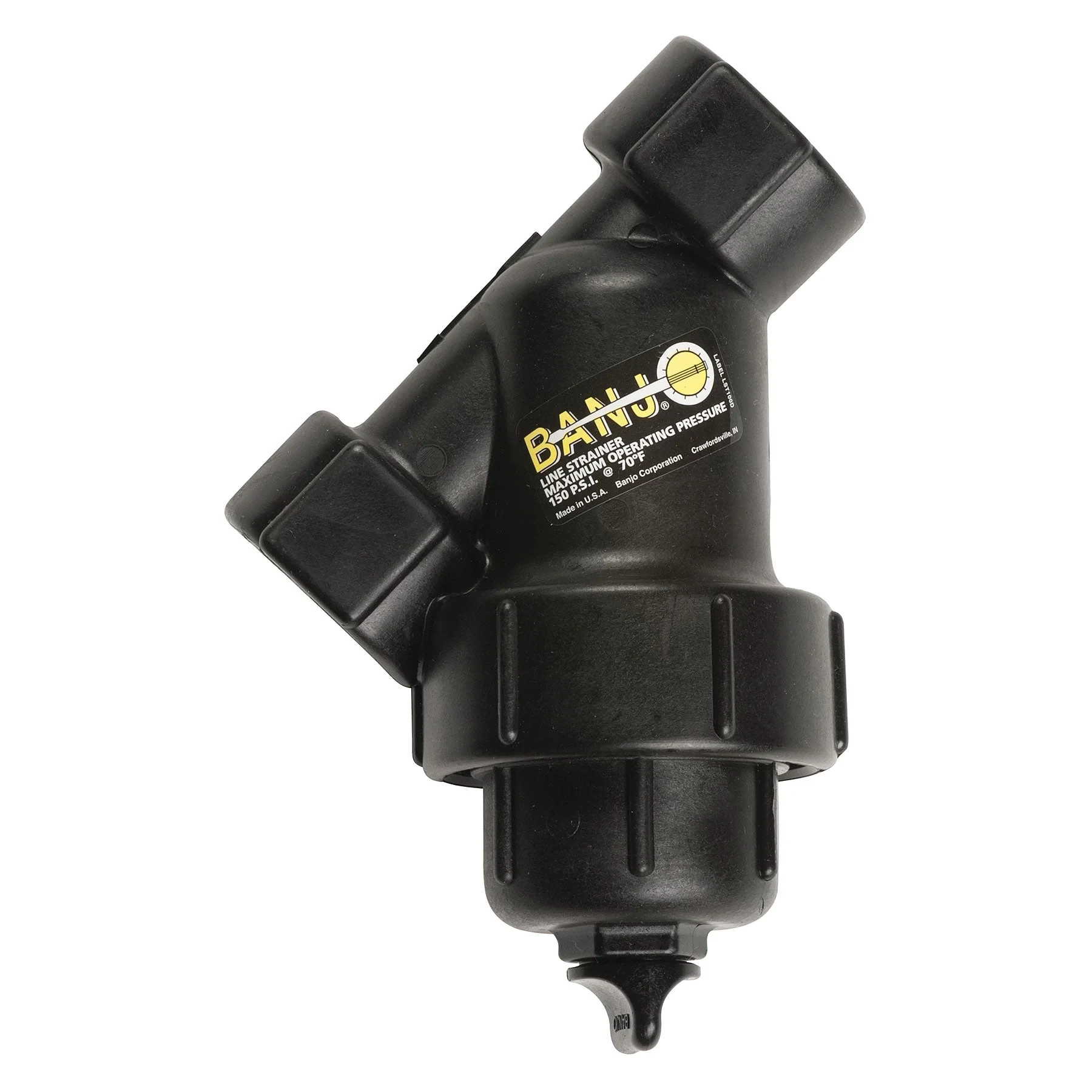 BANJO FITTINGS LS100-40 Y Strainer With 40 Mesh Stainless Steel Screen, 1 X 1 Inch Size | AC8UAA 3DUA1