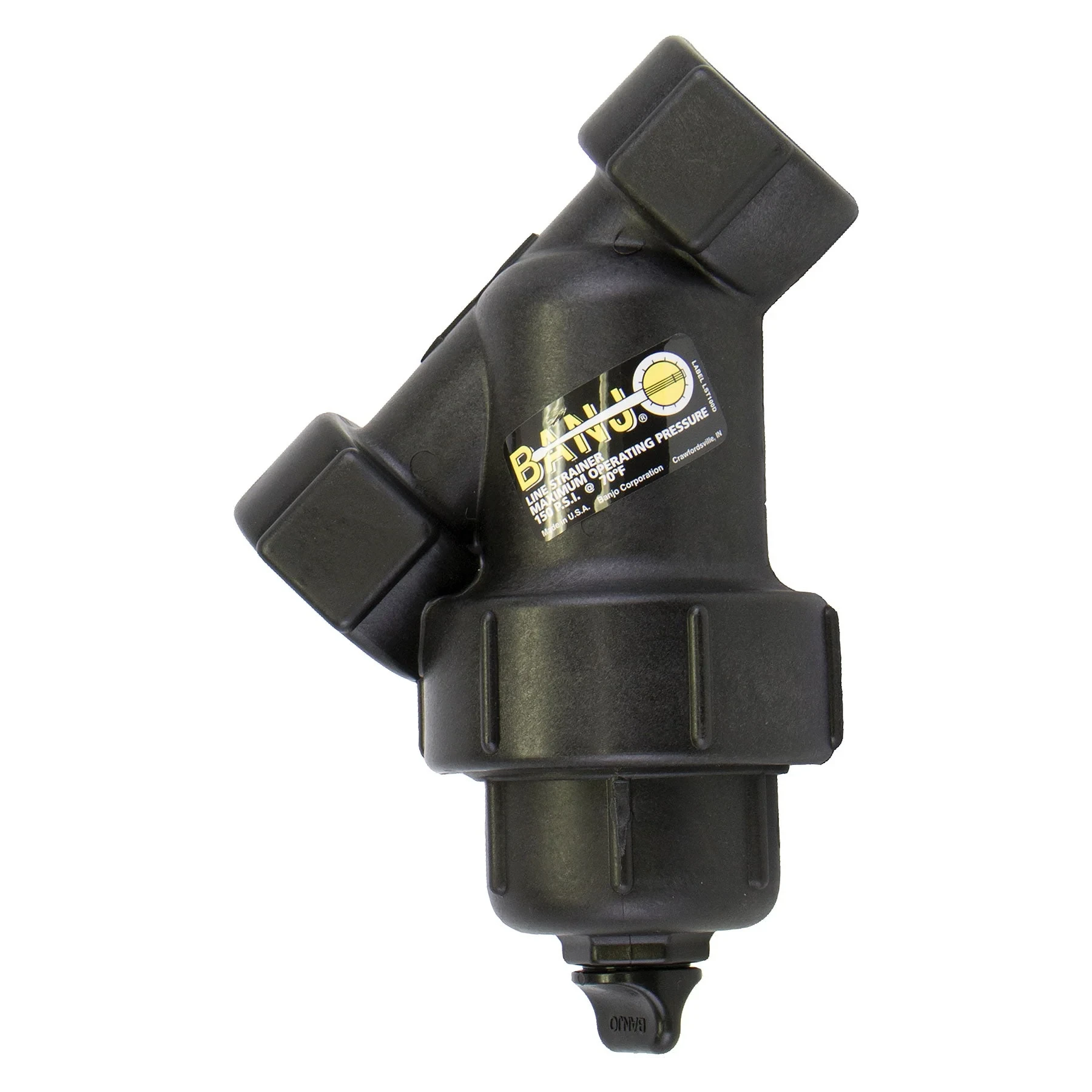 BANJO FITTINGS LS125-80 Y Strainer With 80 Mesh Stainless Steel Screen, 1-1/4 X 1-1/4 Inch Size | AC8UAG 3DUA7