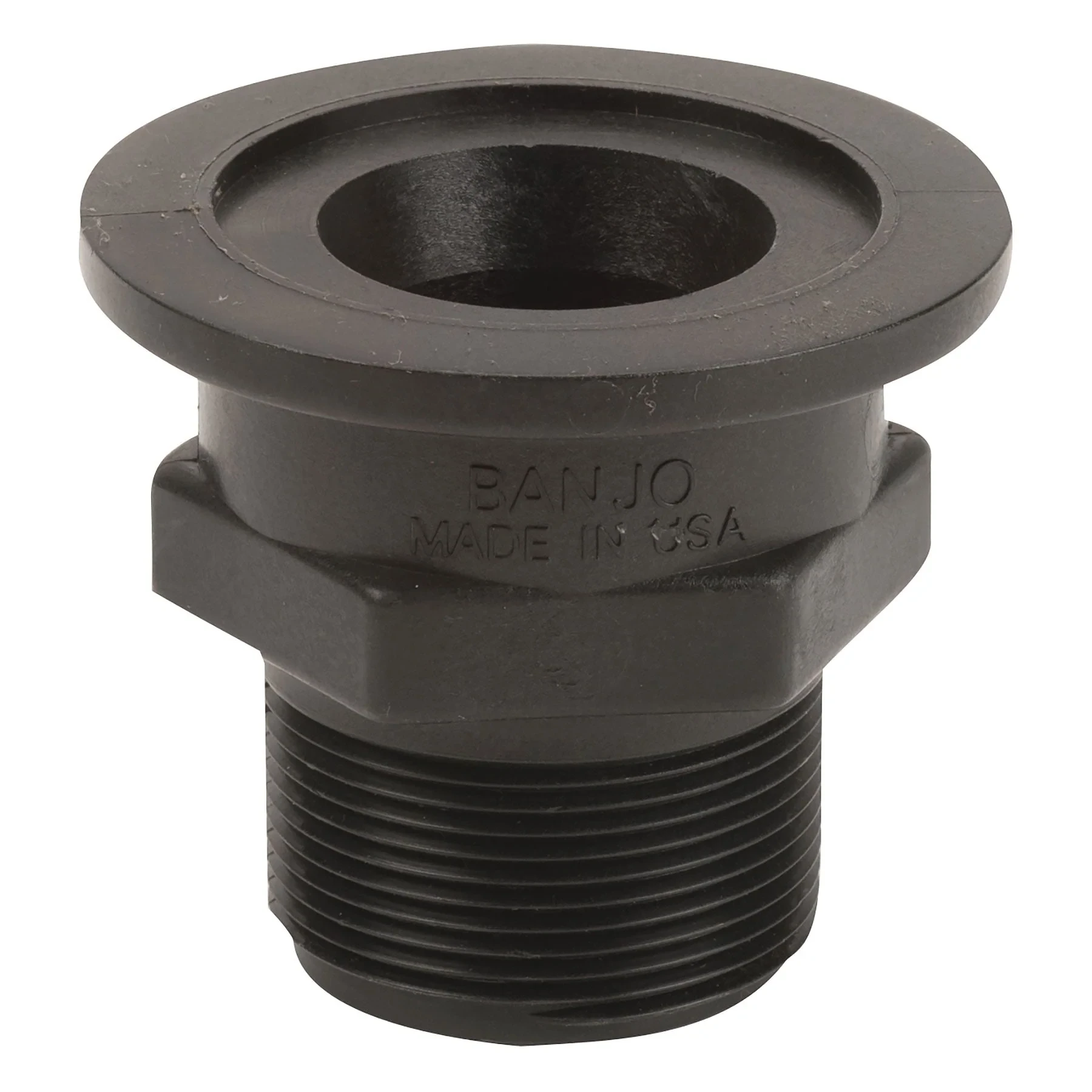 BANJO FITTINGS M200150MPT Male Thread, 2 Inch Flange X 1-1/2 Inch Size | BW8FQY