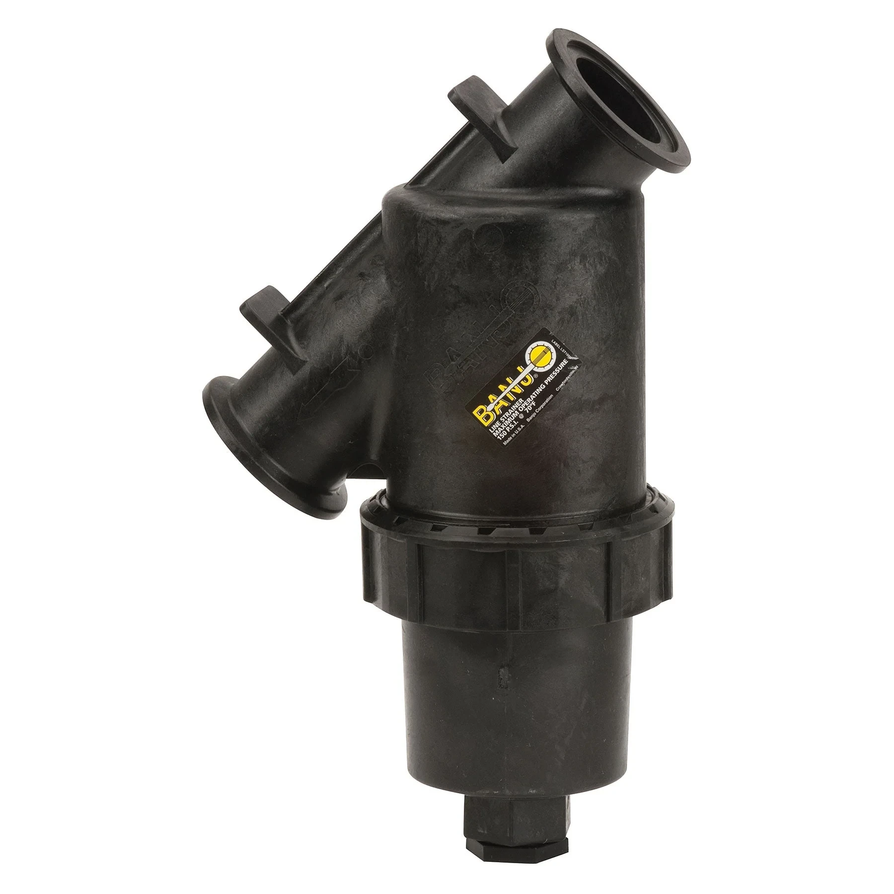 BANJO FITTINGS MLS222-50 Full Port Manifold Flanged Y Strainer With 316 SS 50 Mesh Screen, 2 Inch Size | BW9PRR