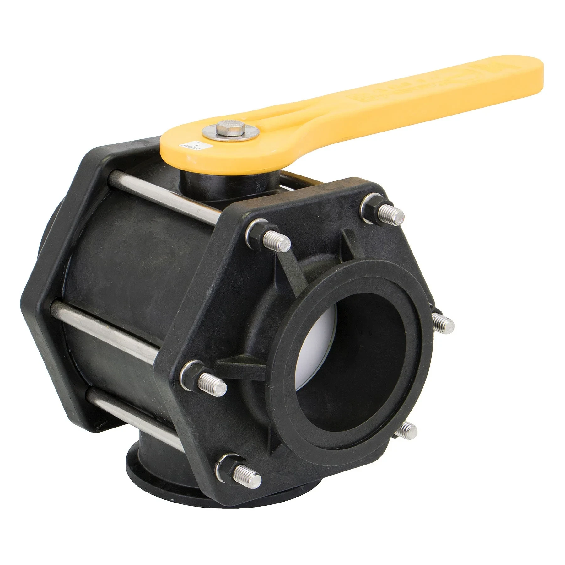 BANJO FITTINGS MV300BL Full 3-Way Bottom Load Manifold Valve, 3 Inch Size | BW9WKH