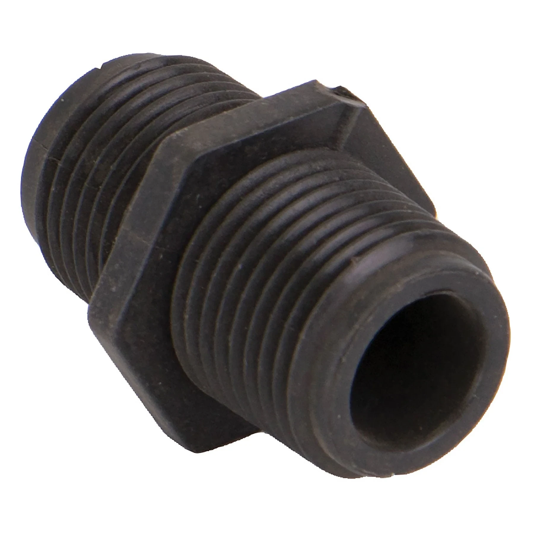 BANJO FITTINGS NIP038-SH Poly Nipple, Short, 3/8 Inch Size | AB2KEG 1MJZ3