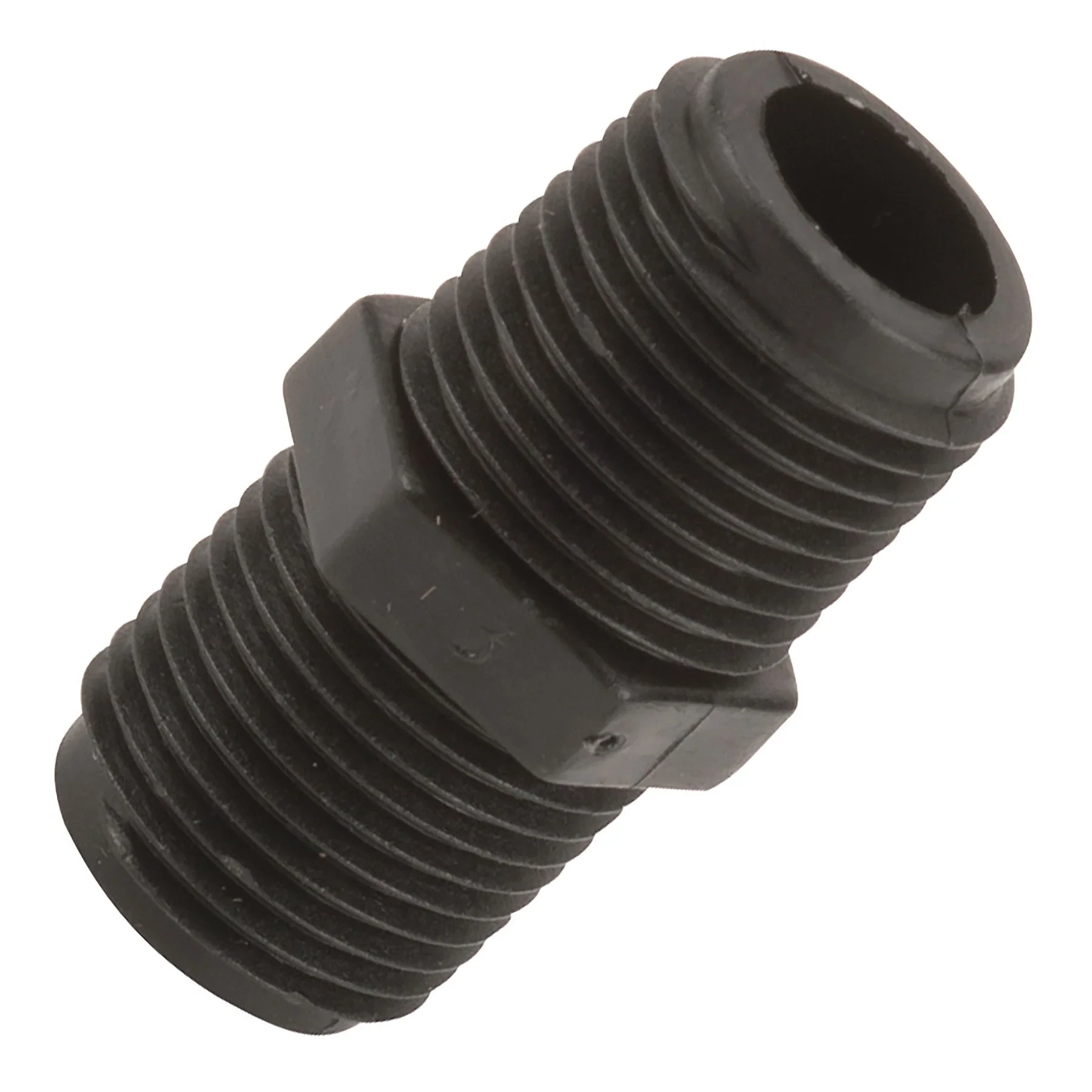 BANJO FITTINGS NIP050-SH Pipe Nipple, 1/2 Inch Mpt, 150 Psi Black | AB2KEH 1MJZ4