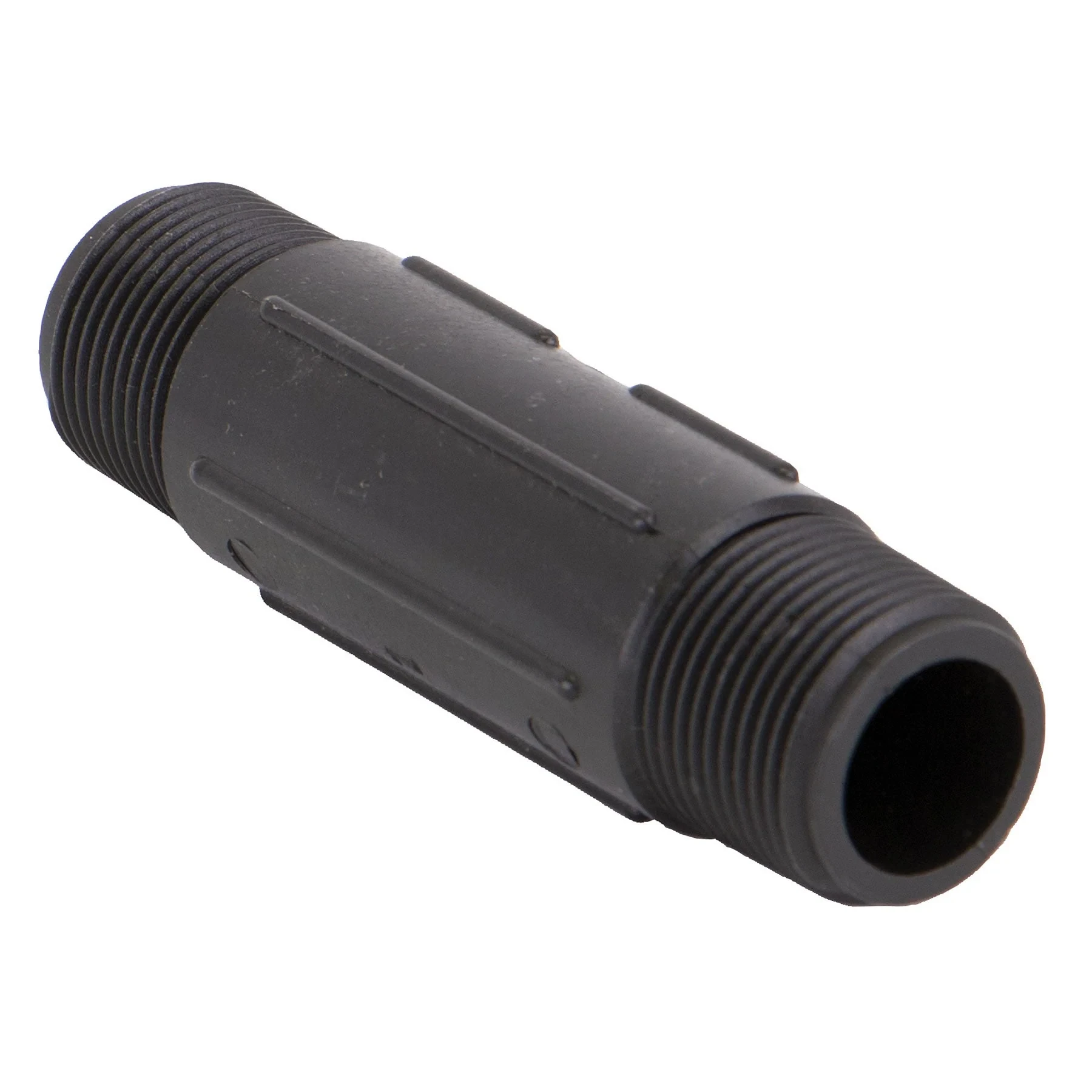 BANJO FITTINGS NIP075-4 Nipple 3/4 x 4 Inch Mnpt Polypropylene Black | AC8TVA 3DTJ6