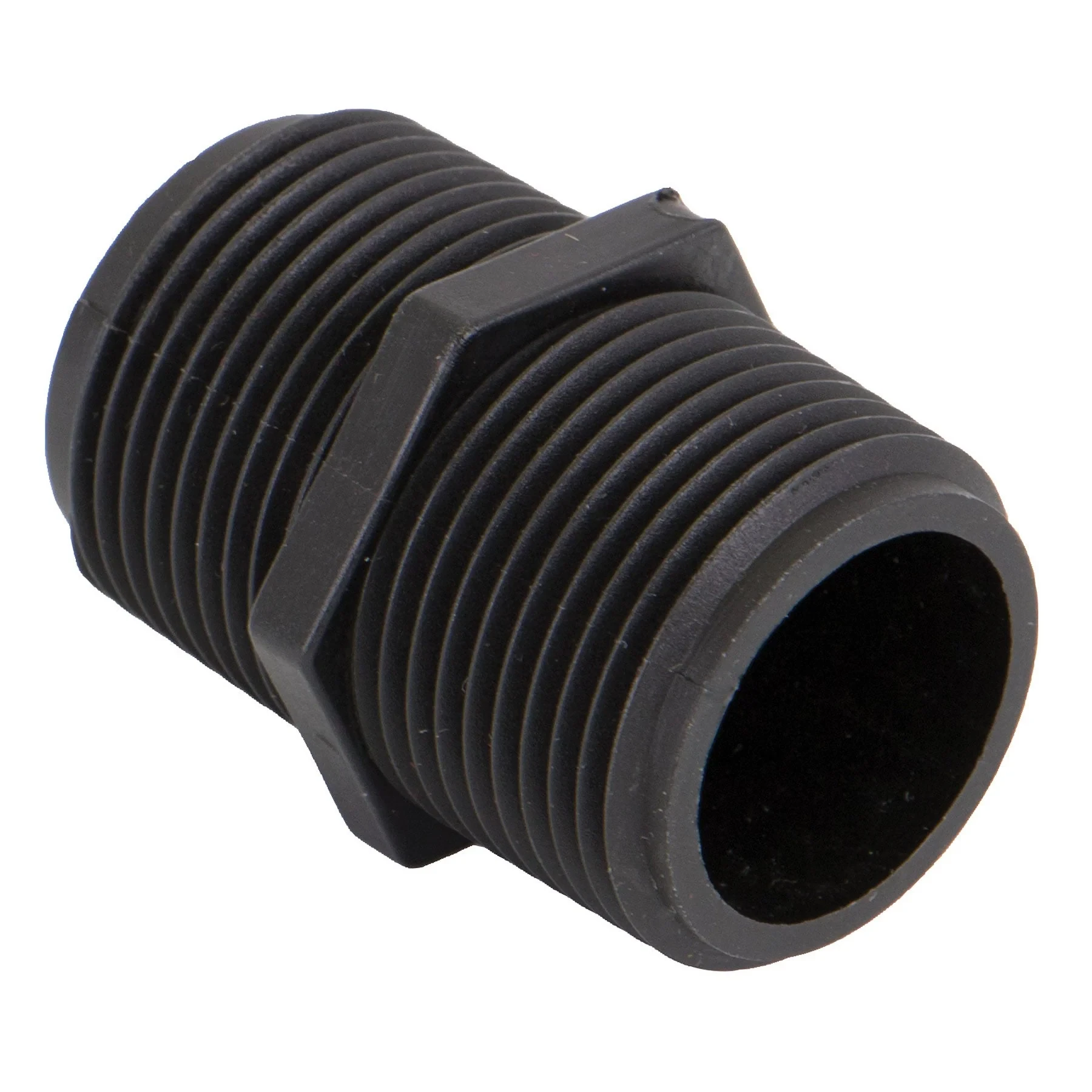 BANJO FITTINGS NIP100-SH Pipe Nipple, 1 Inch Mpt 150 Psi Black | AB2KEK 1MJZ6