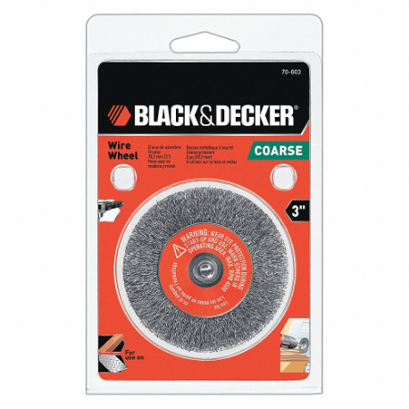 BLACK & DECKER Sander Grinder Wire Brushes