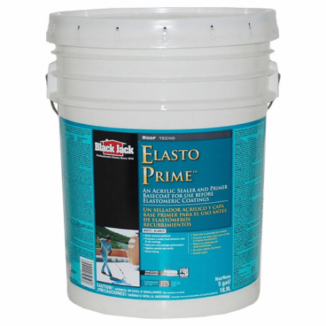 Elasto Prime Acrylic Sealer And Primer, Akryltakbeläggningar, Elastomer Polymer, Vit