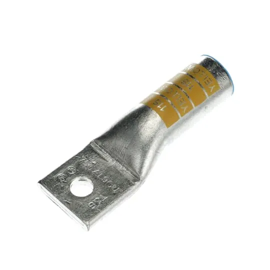 Compression Lug, Blind End/Long Barrel Type, 750 Kcmil Conductor, Color-Keyed