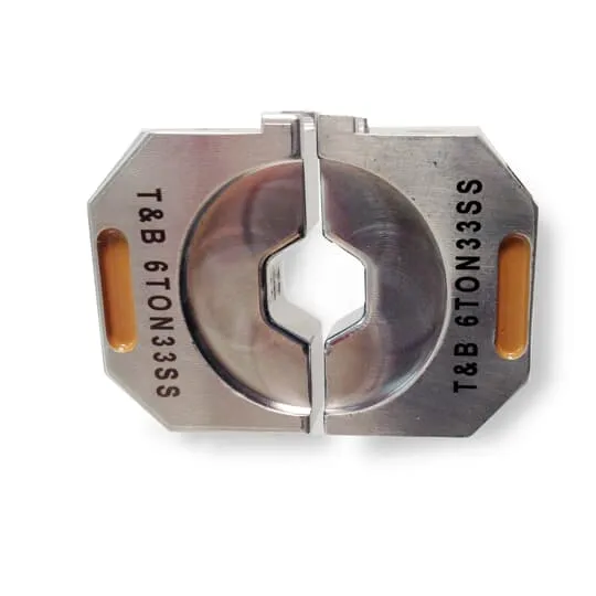 Installing Die, Brown, Stainless Steel, 6 Ton Capacity