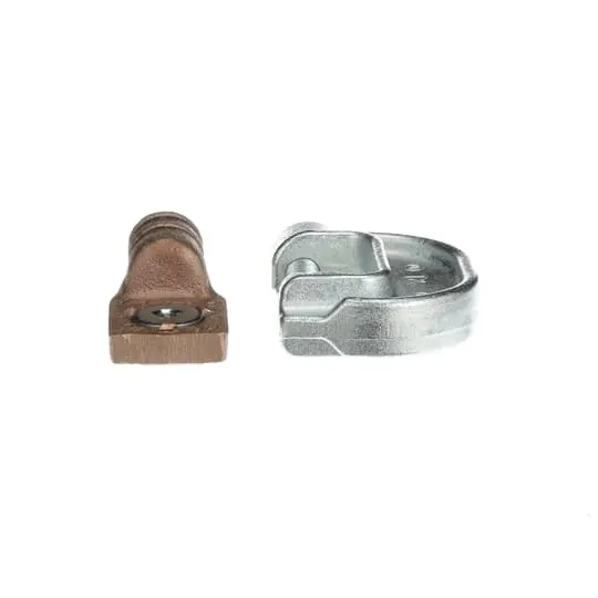E-Z Ground I-Beam Compression Connector, 2 To 1/0 AWG Conductor Size, 2PK