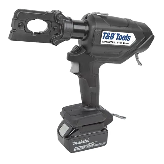 Crimp Tool, Closed Type, 14.4 Vdc Voltage Rating, 6, 6 Ton Crimping Force