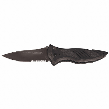 Folding Knife, 3 3/4 Inch Blade Length, 9 1/2 Inch Overall Length, Plastic