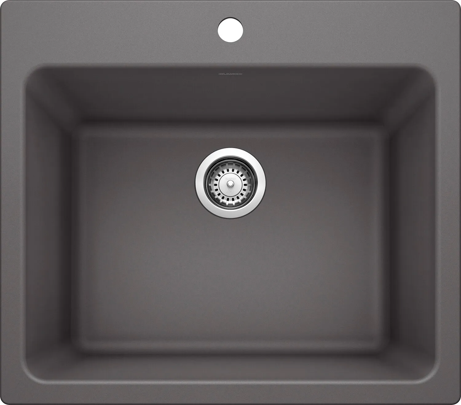 Liven Silgranit Dual Mount Laundry Sink, Cinder