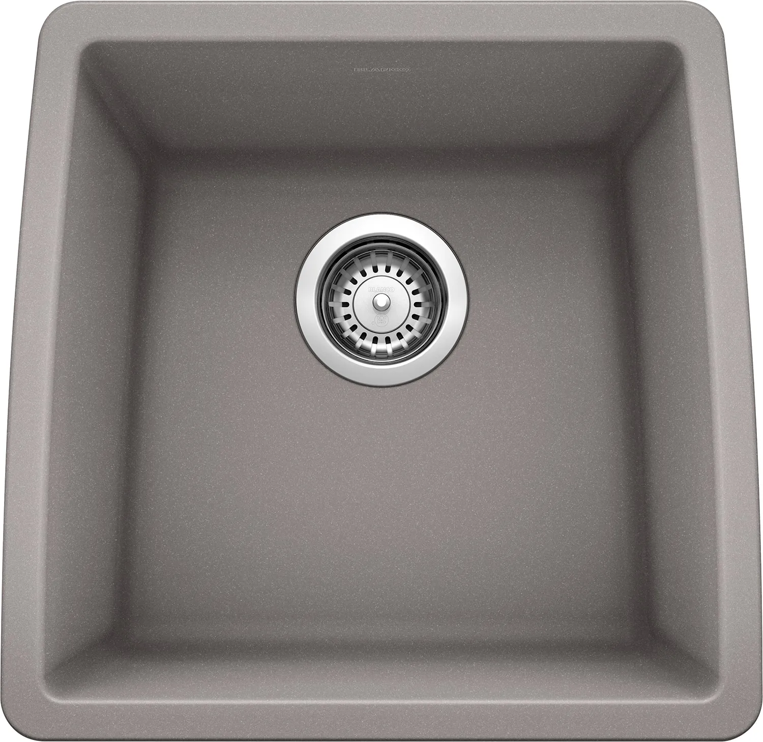 Performa Silgranit Undermount Bar Sink, Metallic Gray
