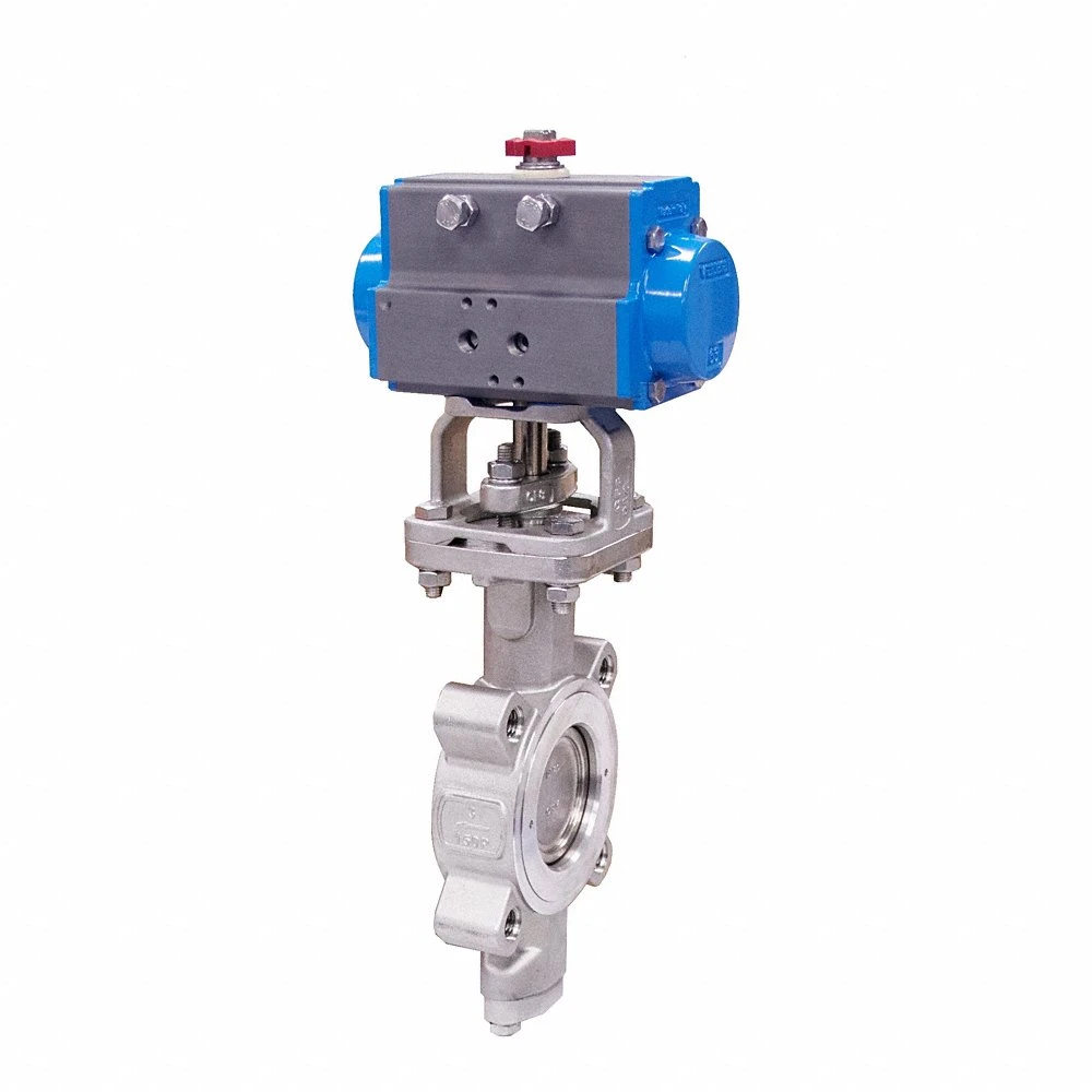 Pneumatically Actuated Butterfly Valve, 116 PSI Actuator Air Pressure - Max, Air to Spring
