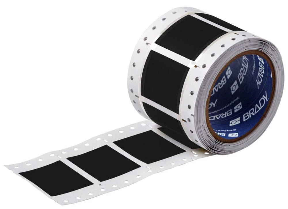 Printable Shrink Tubing, 2 Inch Width, Heat-shrink Polyolefin, Black